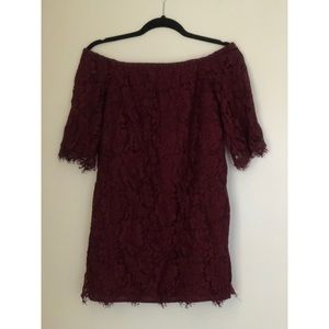 Off the shoulder dress